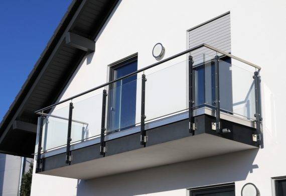 Glass Balcony in Shropshire