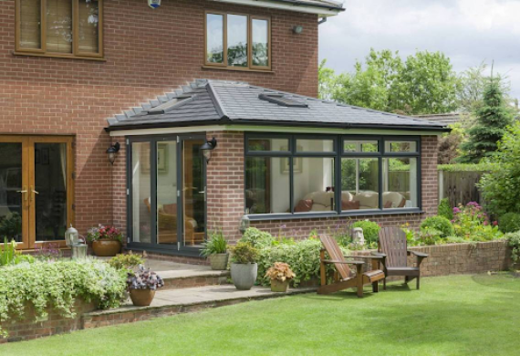 Image of a warmroof on a conservatory